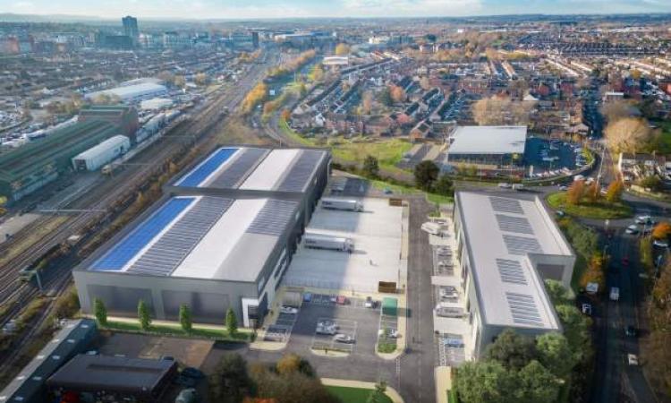 New Prime Urban Warehousing Scheme Under Construction In Bristol