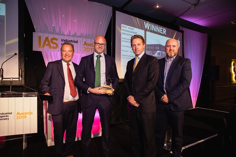 LOGICOR WINS IAS AWARD FOR MULTI-LET INDUSTRIAL ASSET MANAGEMENT