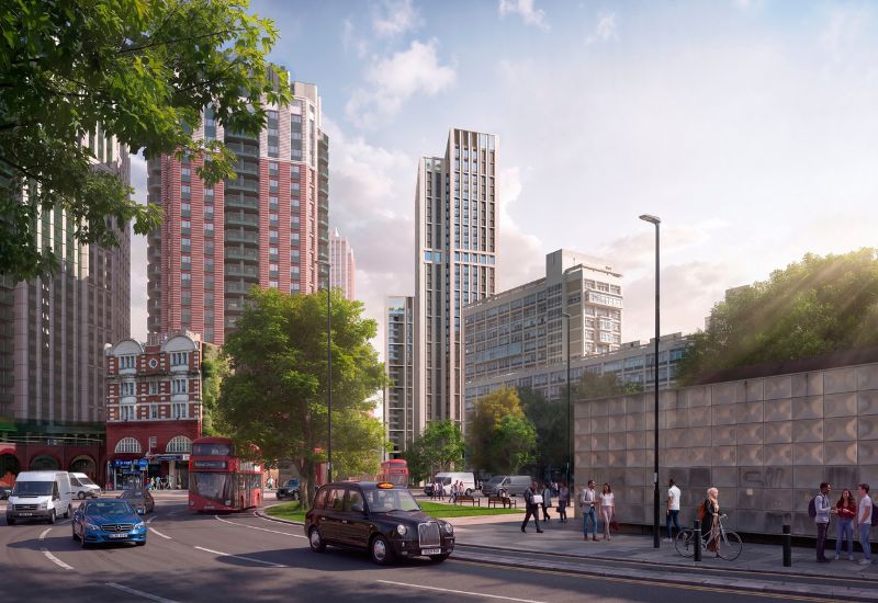 Newington Causeway, Elephant & Castle, London