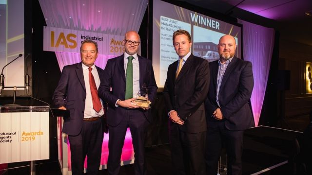 LOGICOR WINS IAS AWARD FOR MULTI-LET INDUSTRIAL ASSET MANAGEMENT