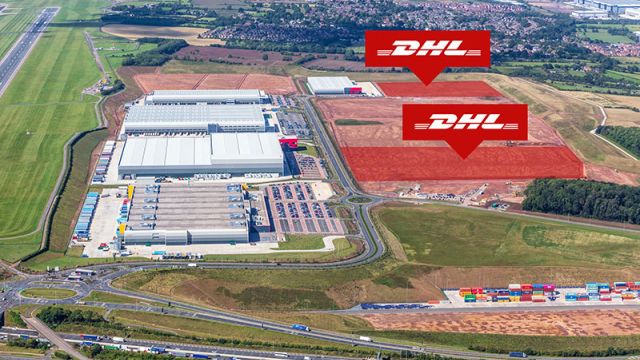 DHL double signing at SEGRO Logistics Park East Midlands Gateway