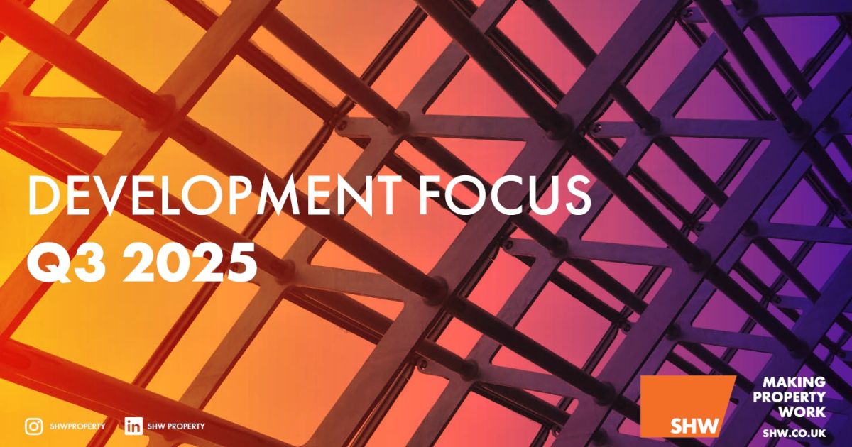 SHW's South East Development Focus