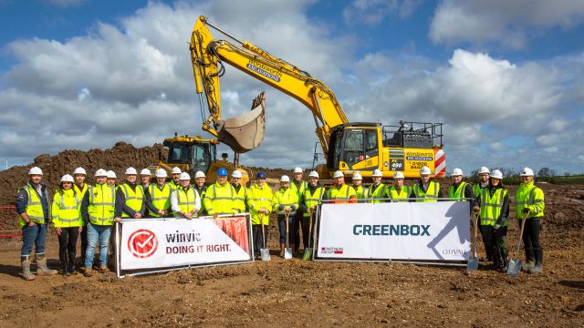 Winvic and Greenbox Celebrate Groundbreaking for Net Zero Carbon Development in Darlington