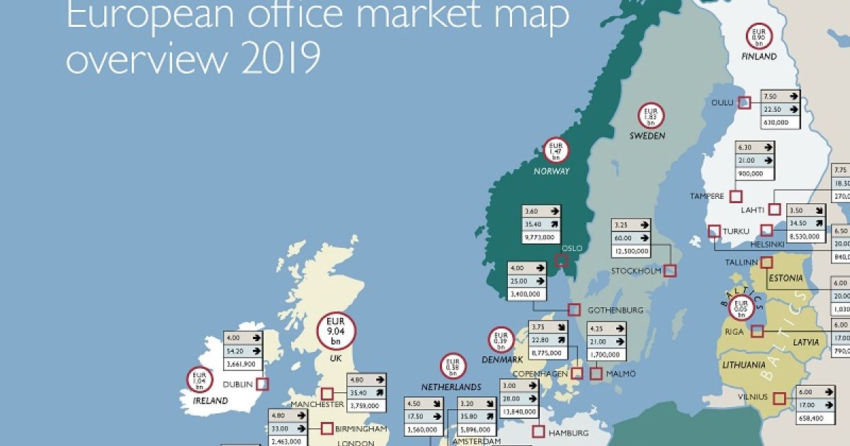 INVESTORS STILL FOCUSING ON EUROPEAN OFFICE PROPERTY, STRONG ACTIVITY IN SMALLER MARKETS